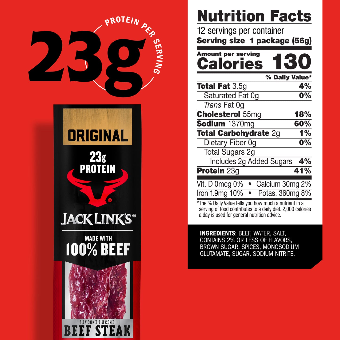 2oz Original Beef Steak 24CT
