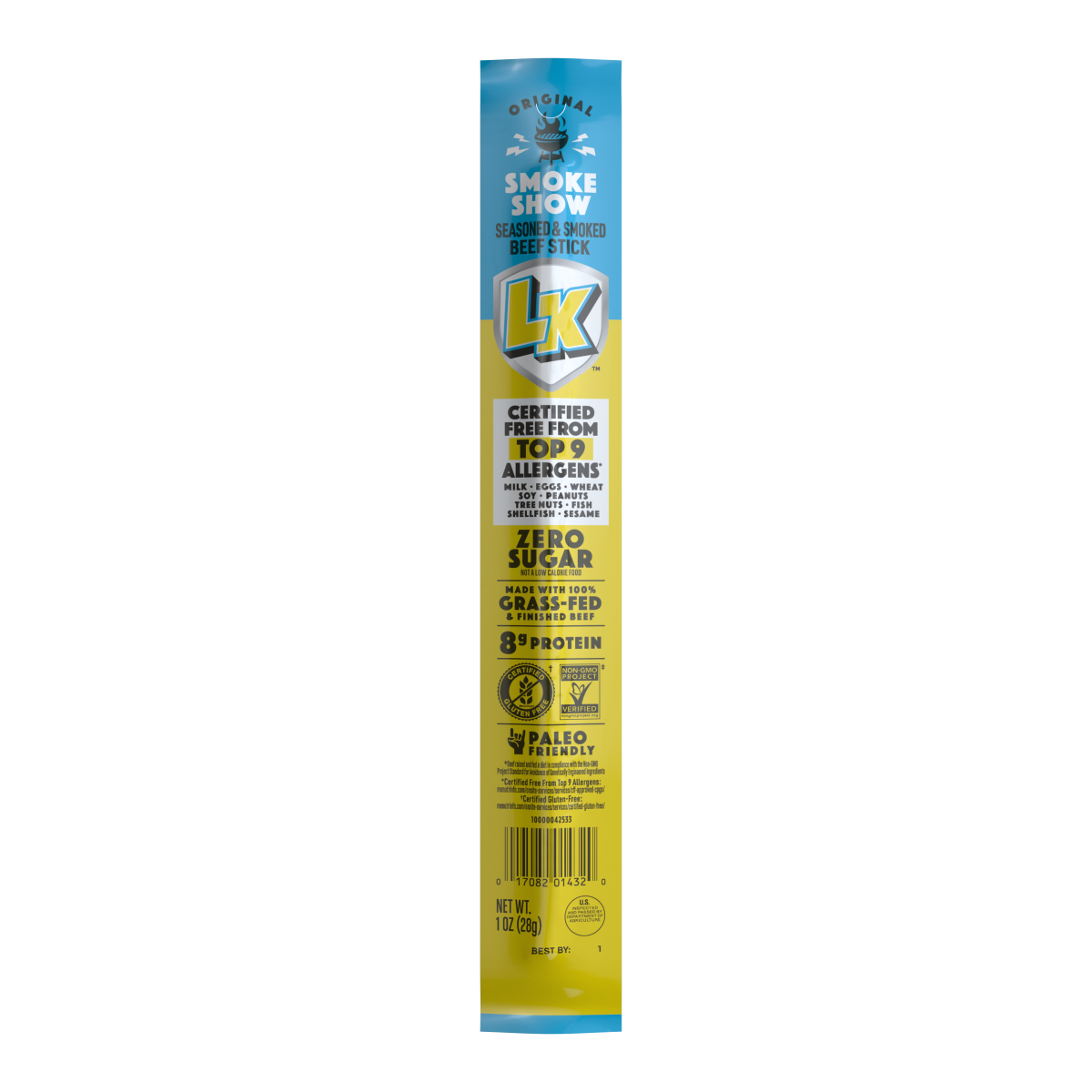 LK 1oz Smoke Show Beef Stick 72CT