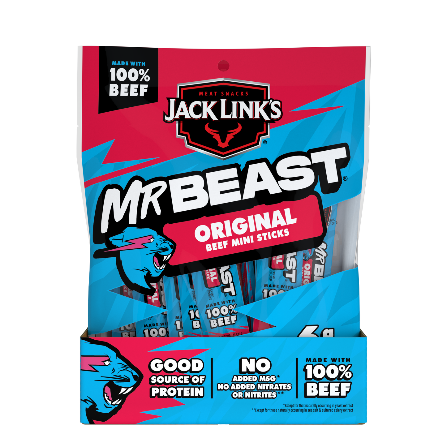 4oz MrBeast Original Beef Stix 8CT
