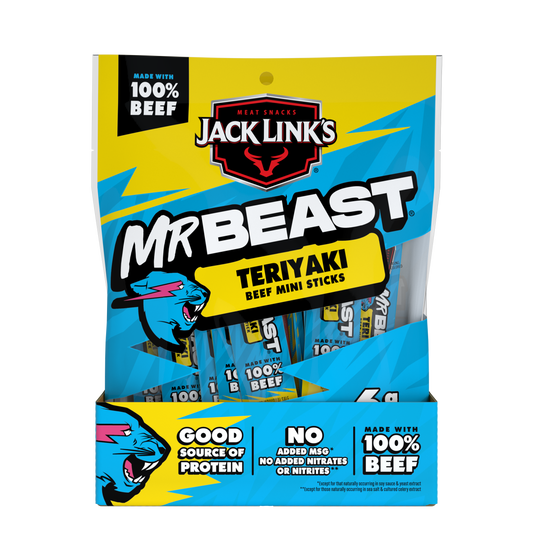 4oz MrBeast Teriyaki Beef Stix 8CT