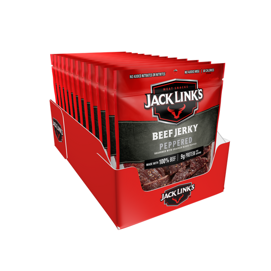 2.85oz Peppered Beef Jerky 12CT