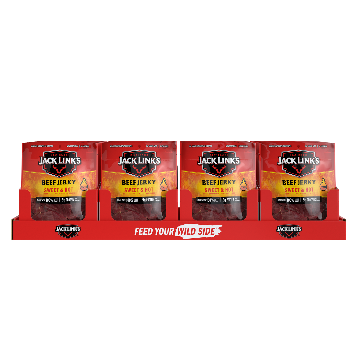 JL 2.85oz Sweet & Hot Jerky 48CT DT