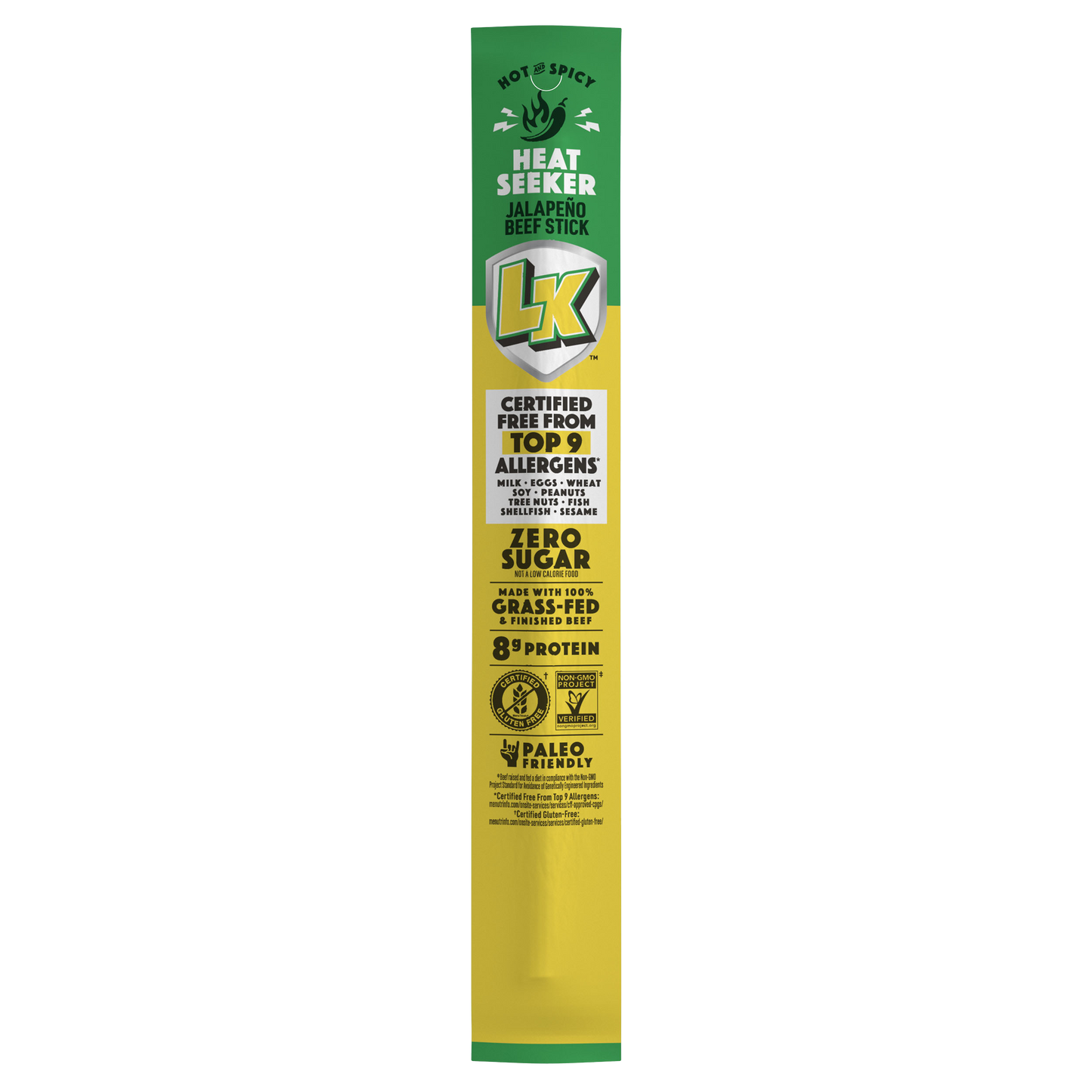 1oz Lorissa's Kitchen Jalapeno Beef Sticks 24CT