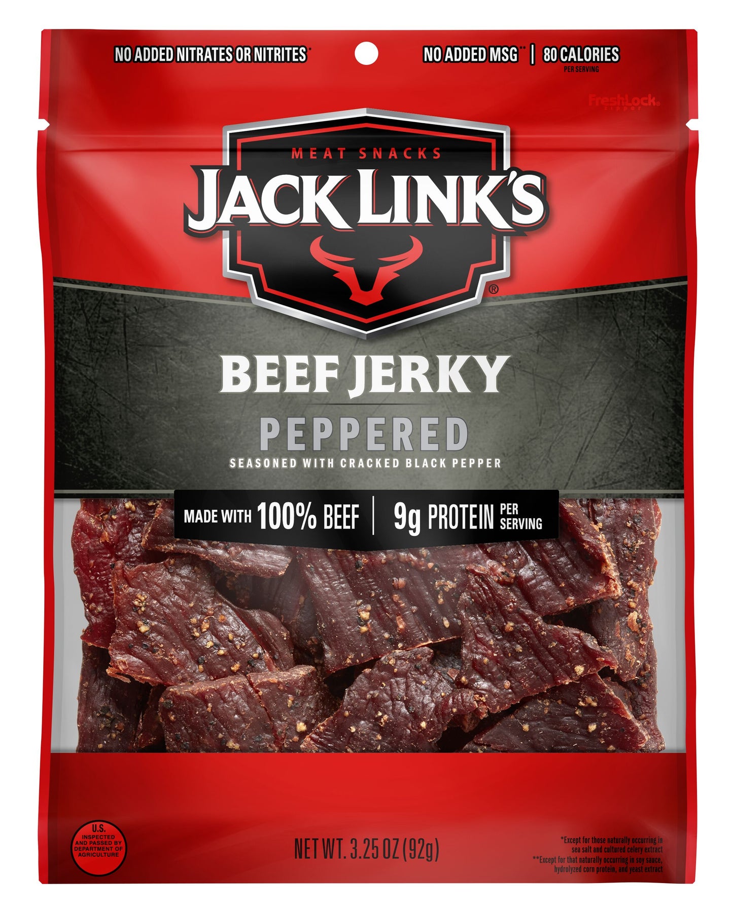 JL 3.25oz Peppered Jerky 8CT