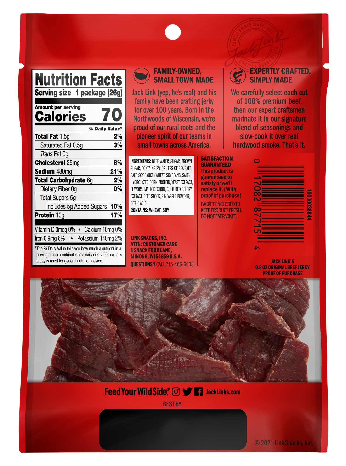 .9oz Original Beef Jerky 48CT