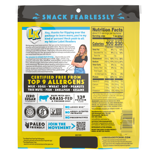 LK 2.25oz Smoke & Show Jerky 8CT