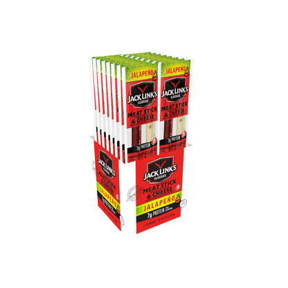 1.2oz Jalapeno Beef Stick & Cheese Classic Combo 48CT