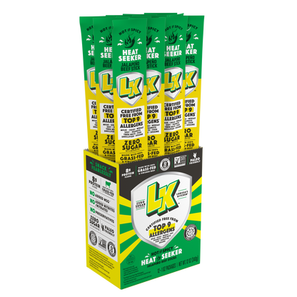 1oz Lorissa's Kitchen Jalapeno Beef Sticks 24CT