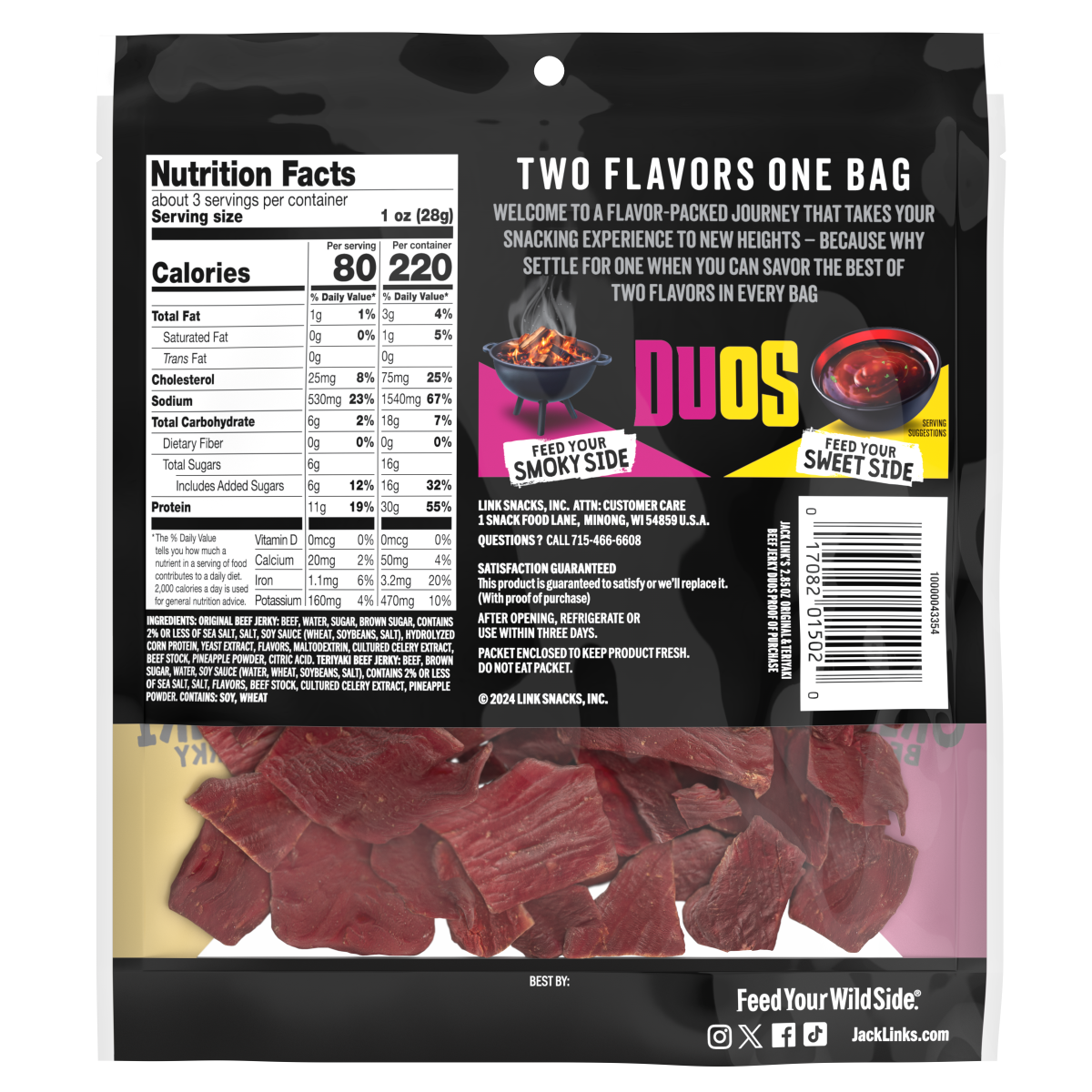 2.85OZ DU BF ORTE JERK 2/6 CLIPSTRIP