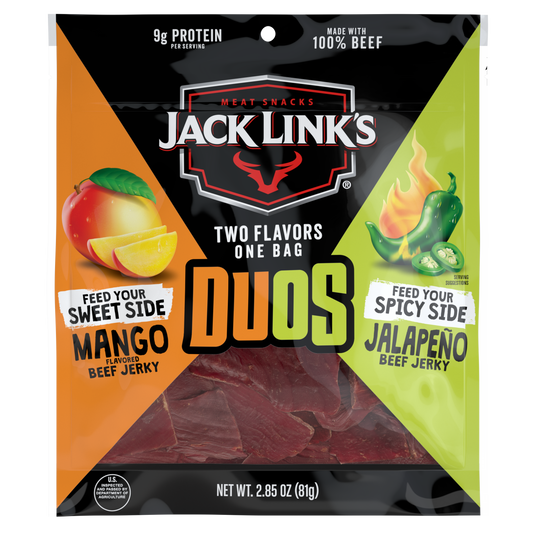 JL DUOS 2.85oz Mango/Jalapeno Jerky 12CT