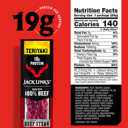 2oz Teriyaki Beef Steak 24CT