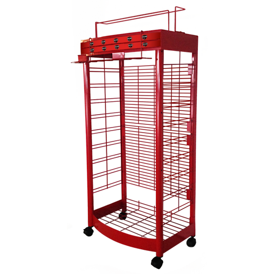 Rack of the Future End Cap 24” - 2 caddy depth