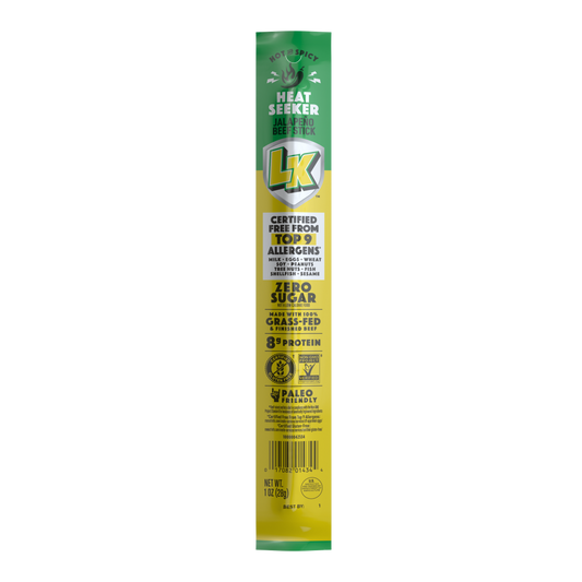 LK 1oz Heat Seeker (Jalapeno) Beef Stick 72CT