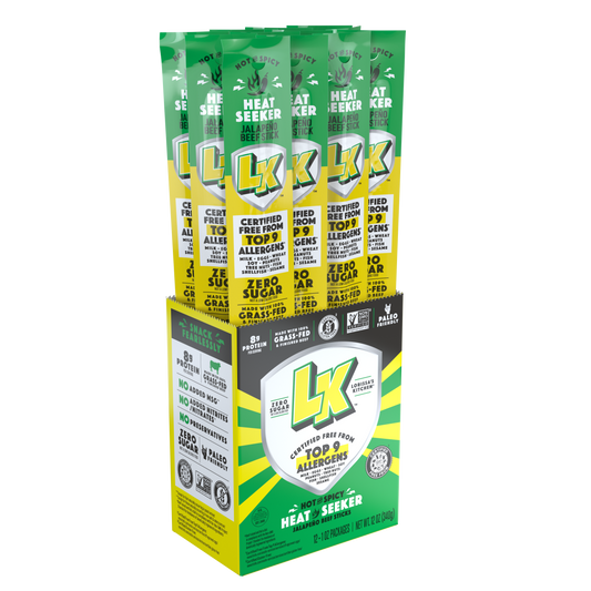 LK 1oz Heat Seeker (Jalapeno) Beef Stick 72CT