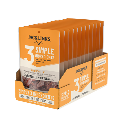 2oz Hickory JL3 Air Dried Steak Slices 12CT