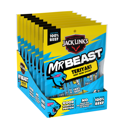 4oz MrBeast Teriyaki Beef Stix 8CT