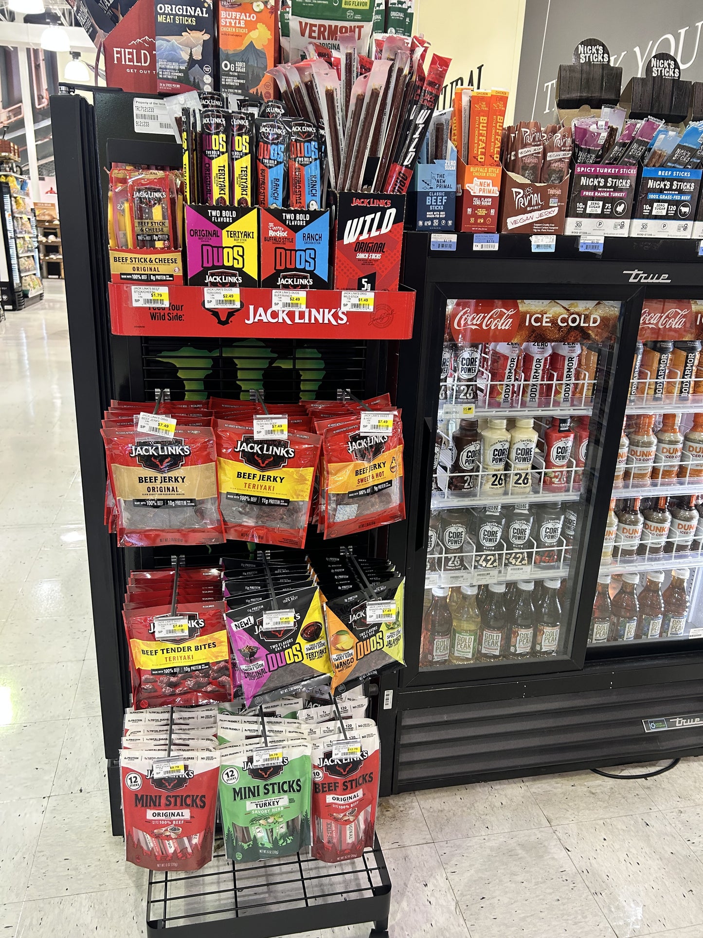 18” End Cap with 2-Tier Shelf