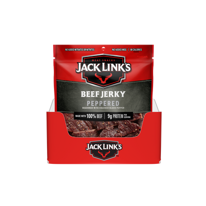 2.85oz Peppered Beef Jerky 12CT