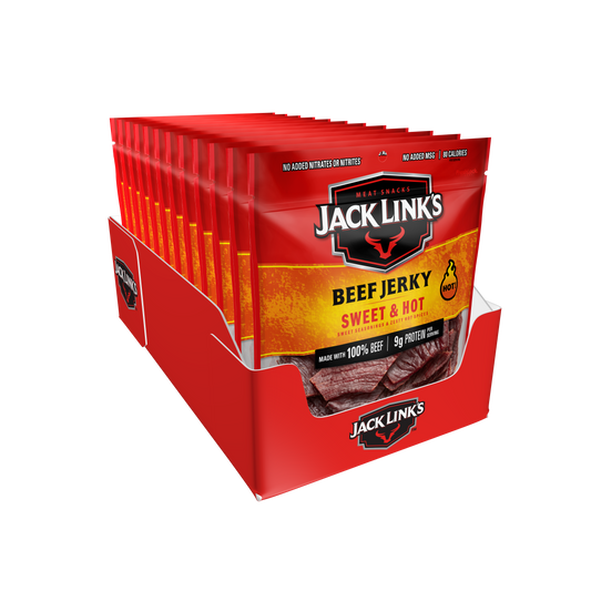 2.85OZ Sweet Hot Beef Jerky 12CT