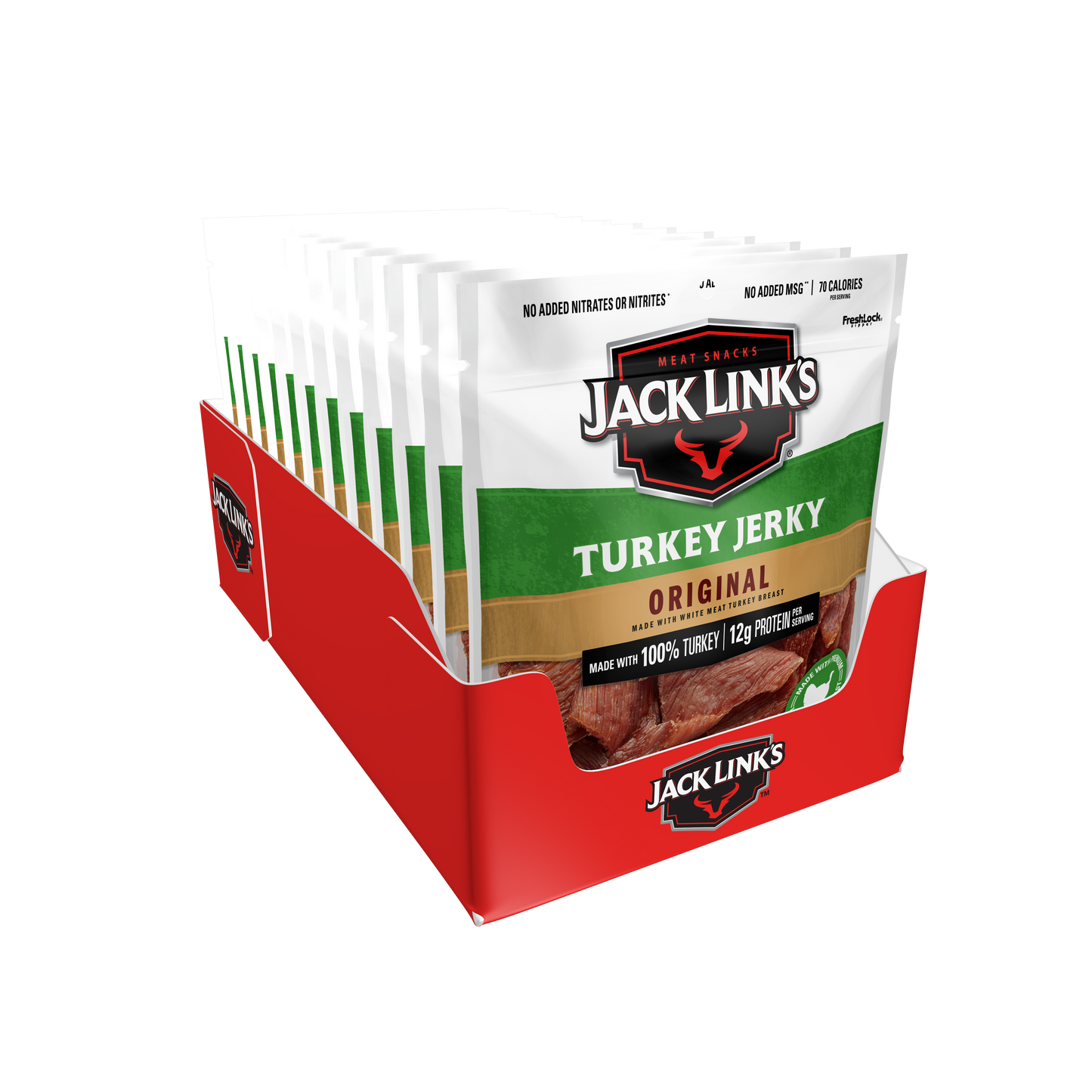 2.85ozOriginal Turkey Jerky 12CT