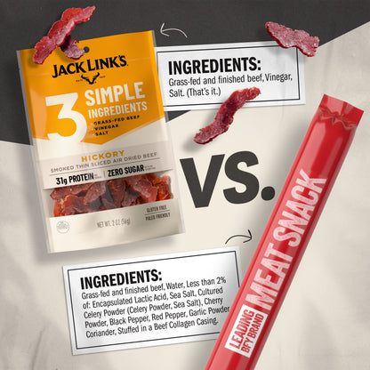 2oz Hickory JL3 Air Dried Steak Slices 12CT