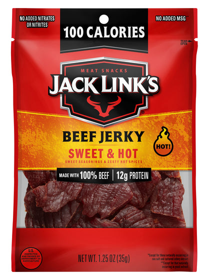 1.25oz Sweet & Hot Beef Jerky 60CT