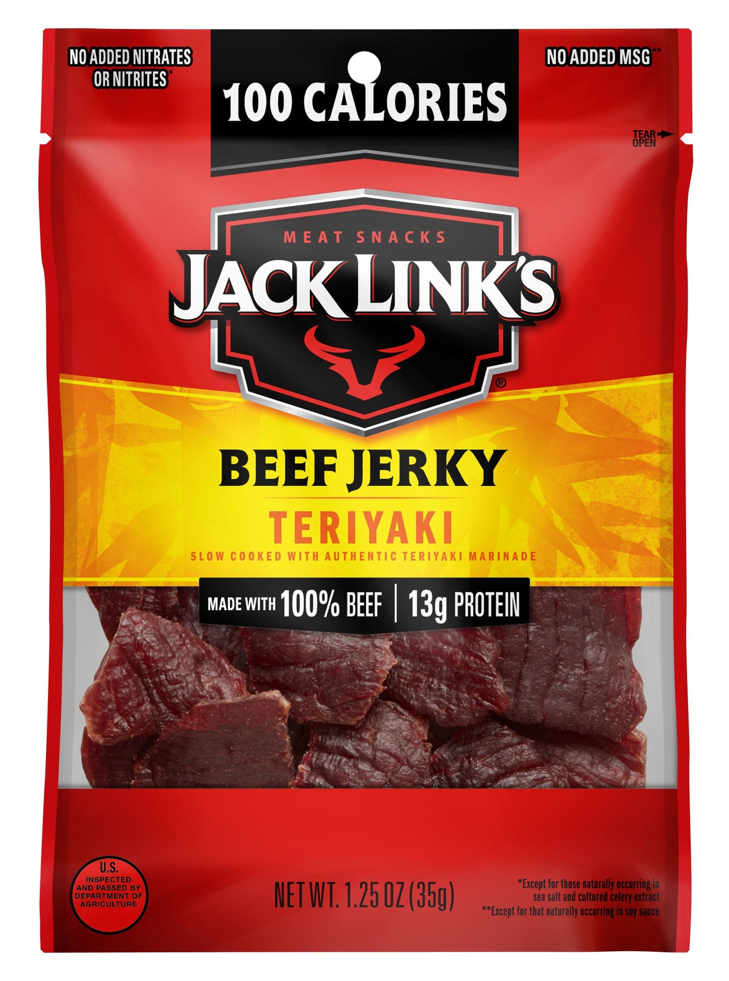 1.25oz Teriyaki Beef Jerky 60CT