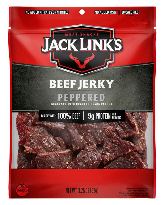 JL 3.25oz Peppered Jerky 8CT