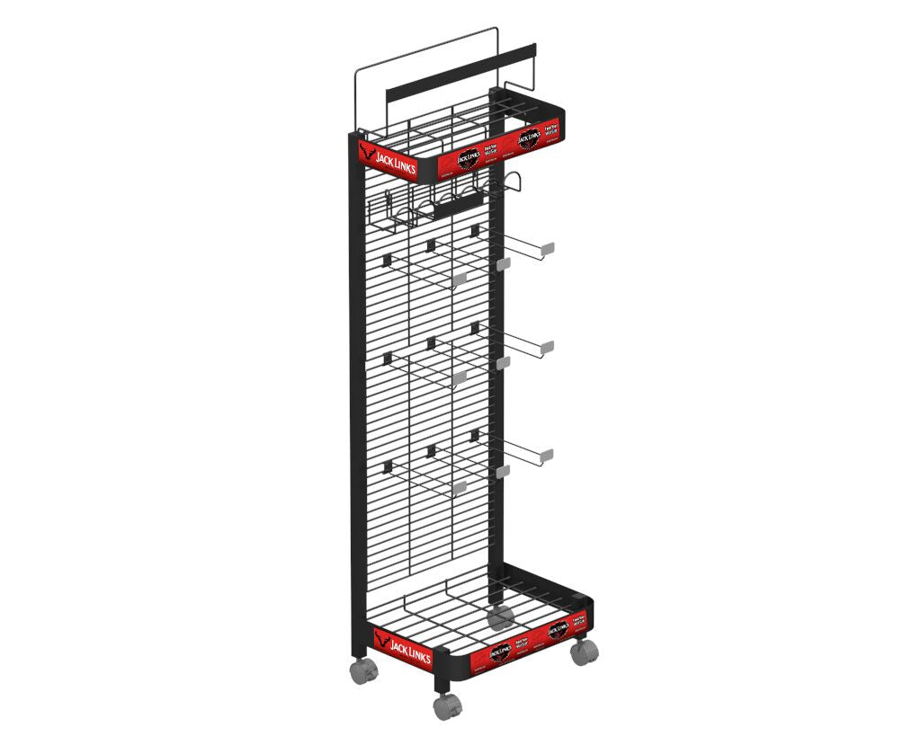 18” End Cap with 2-Tier Shelf