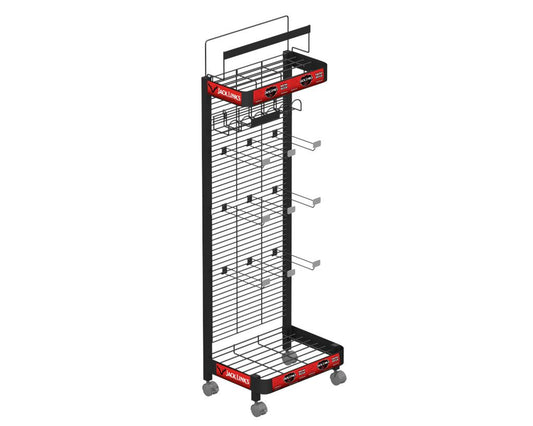 18” End Cap with 2-Tier Shelf