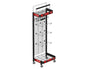 18” End Cap with 2-Tier Shelf