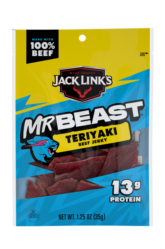 1.25oz Teriyaki Beef Jerky 60CT