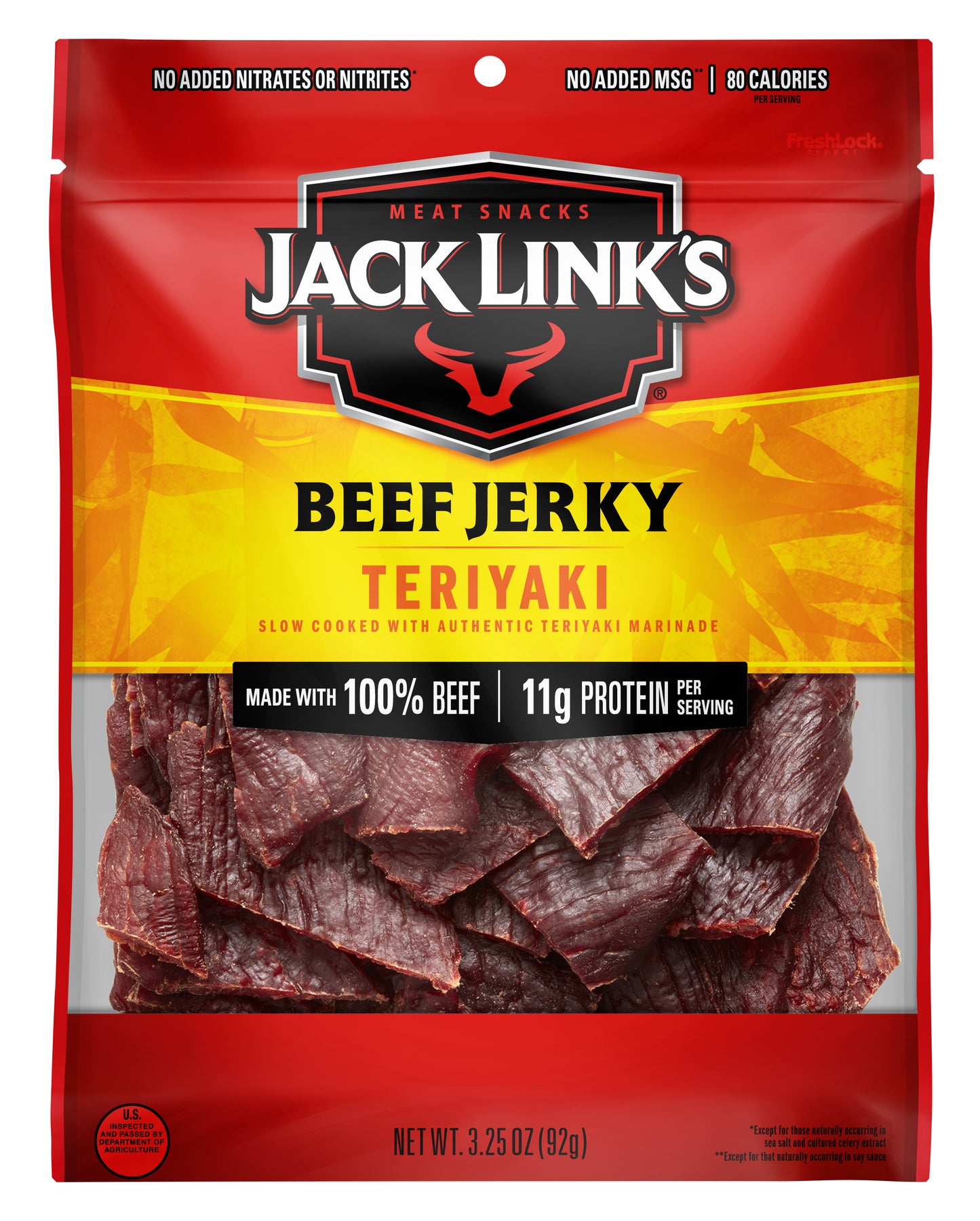 JL 3.25oz Teriyaki Jerky 8CT
