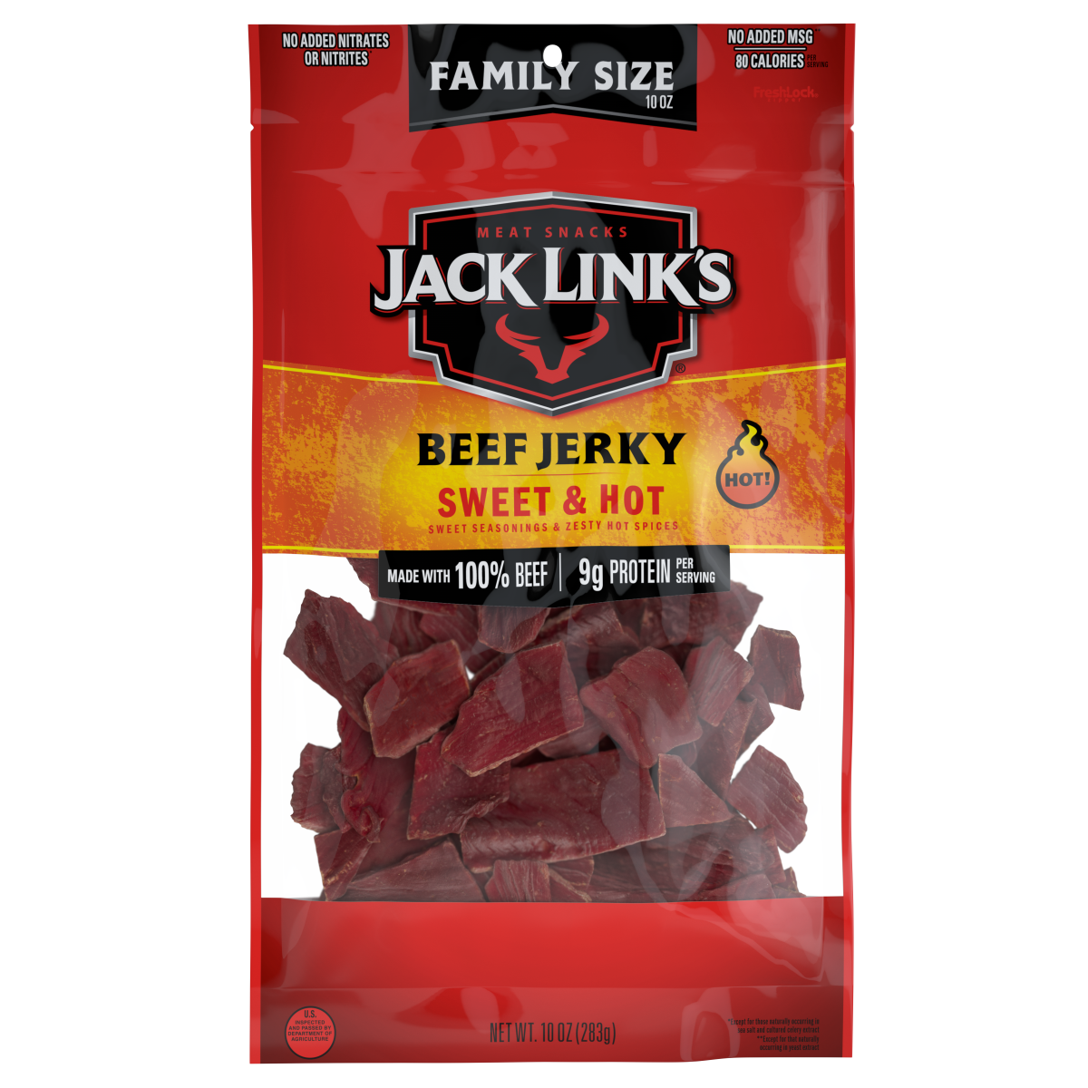 JL 10oz Sweet & Hot Jerky 8CT