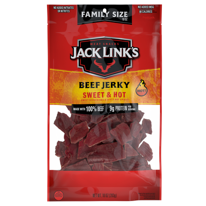 JL 10oz Sweet & Hot Jerky 8CT