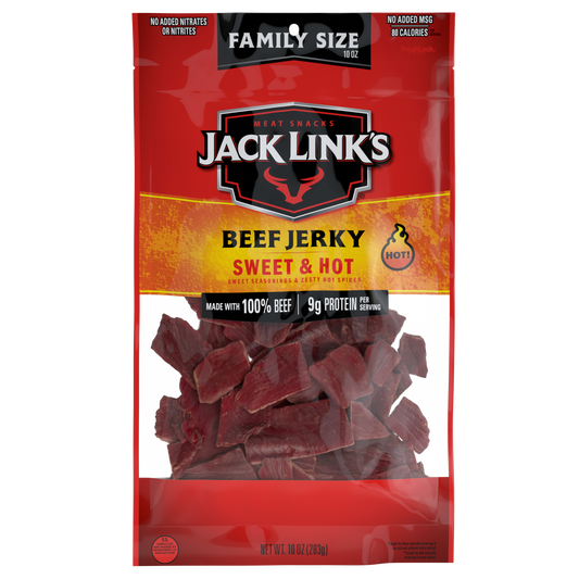 JL 10oz Sweet & Hot Jerky 8CT