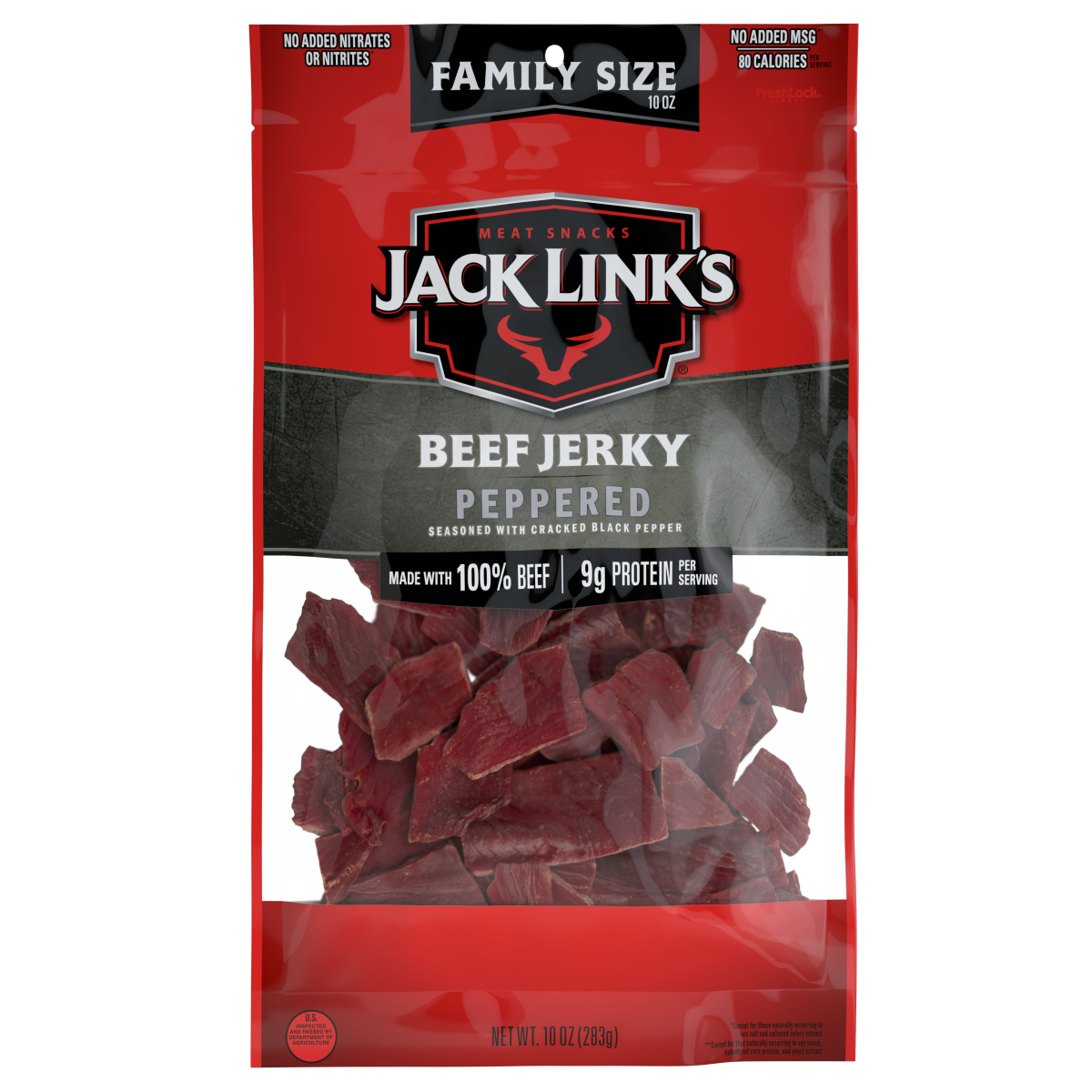 JL 10oz Peppered Jerky 8CT