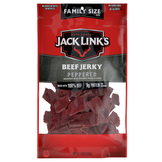JL 10oz Peppered Jerky 8CT