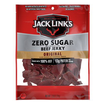 2.6oz Zero Sugar Beef Jerky 8CT